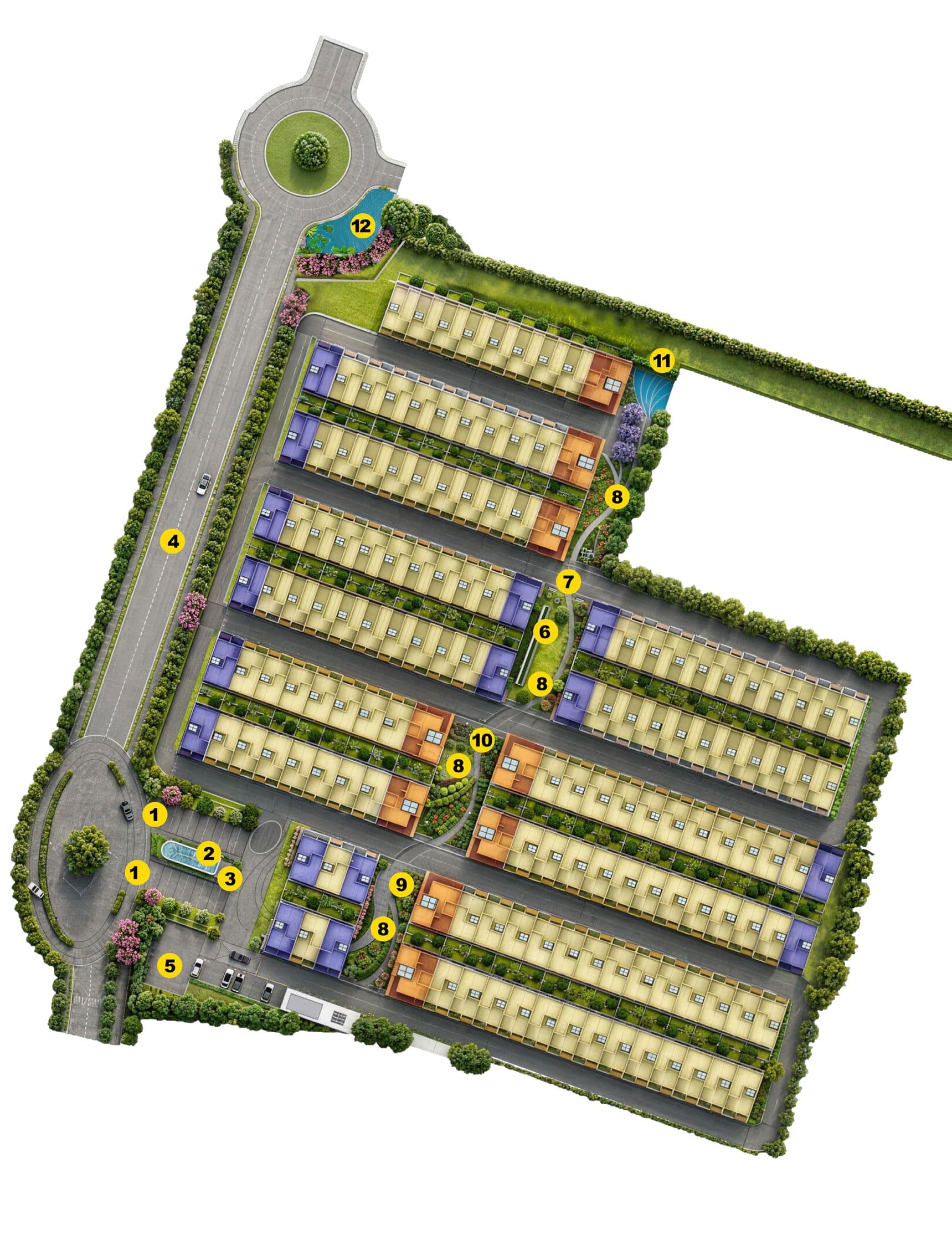 DTC Embassy Row House Villa Master Plan